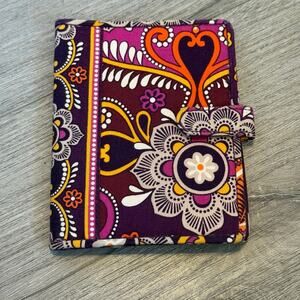 Vera Bradley Wallet ID Card Holder in Plum Crazy Retired Pattern Purple Floral